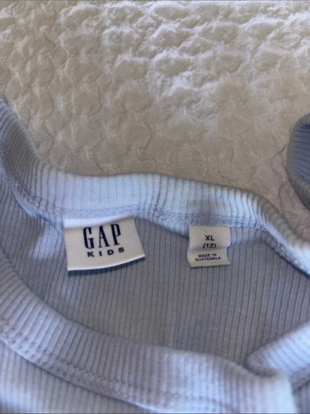 GAP Light Blue Ribbed Tank